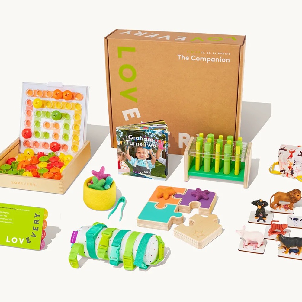 LOVEVERY - The Companion: 22, 23 and 24 months play kit. Pristine condition